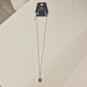 Paparazzi necklace and earring set